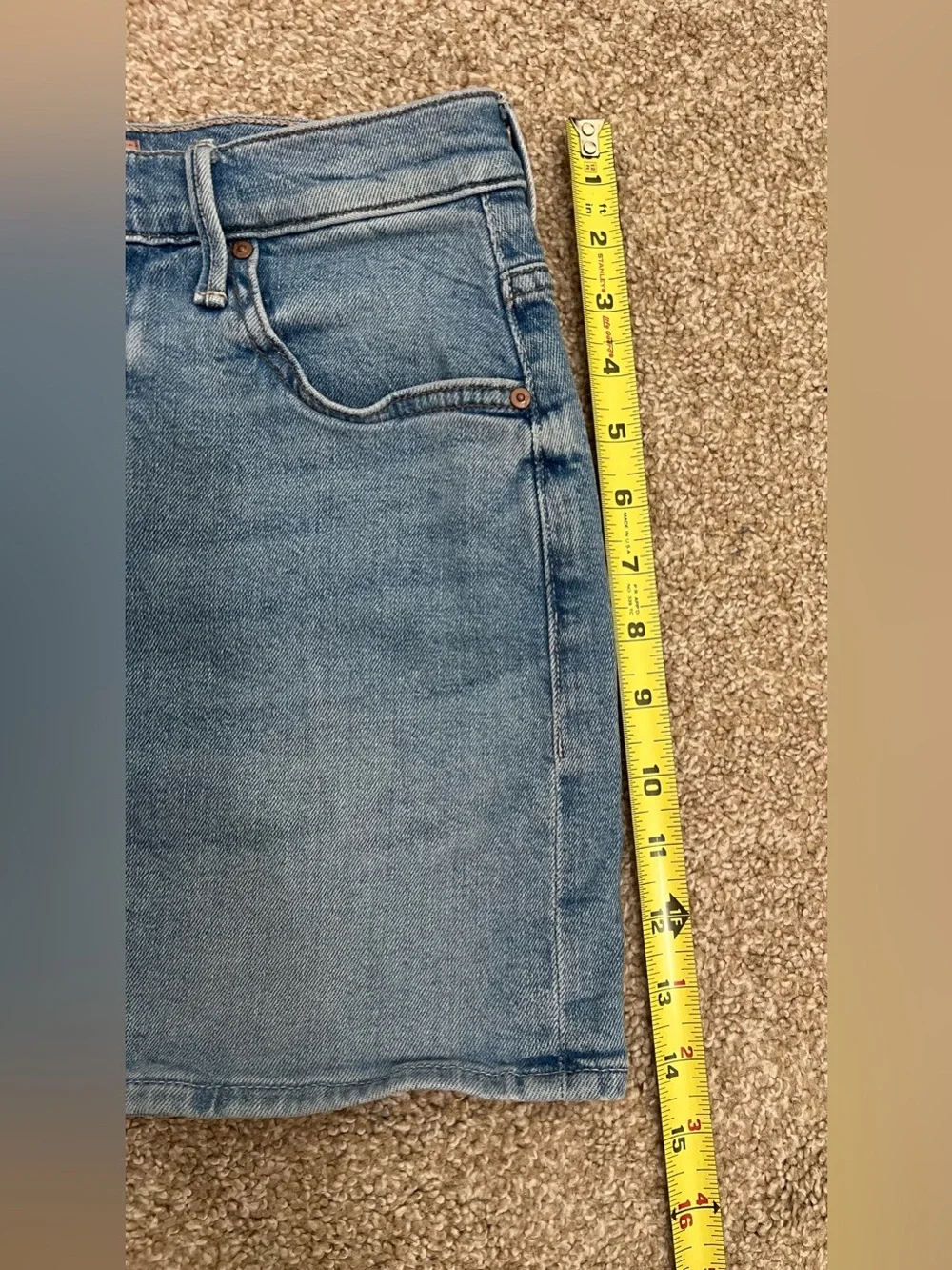 MOTHER The Vegabond Denim Skirt Woman’s Size 25